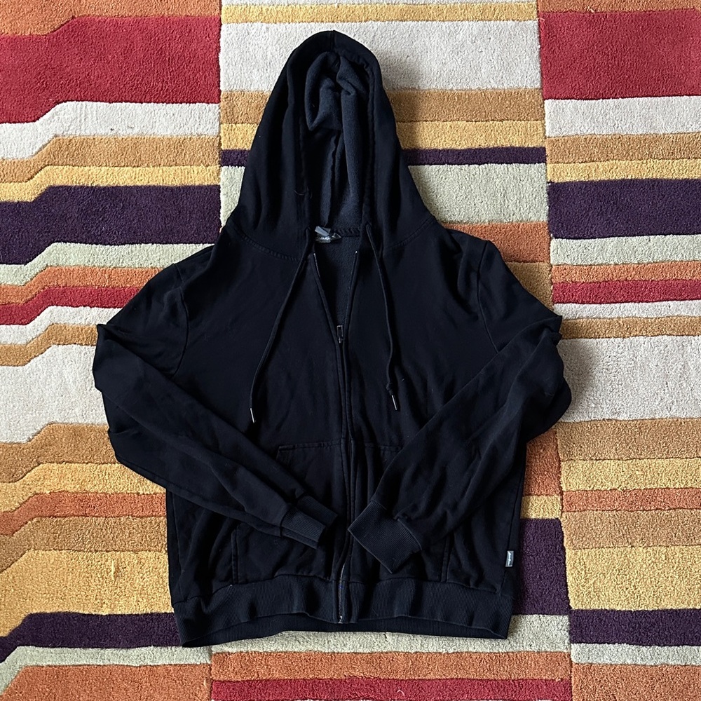 Eddie Bauer Black Zip-Up Hoodie